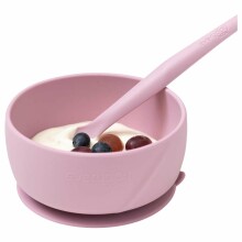 Everyday Baby Suction Bowl  Art.10510 Purple Rose  Cиликоновая тарелочка на присоске