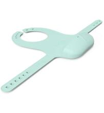 Everyday Baby Silicone Bib  Art.10521 Mint Green  Силиконовый, мягкий нагрудник с кармашкам и картинками, 6+m.1 шт.