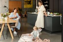 Voksi®  Baby Nest Premium Art.11008156 Light Grey Flying Гнездышко – кокон для новорожденных Babynest