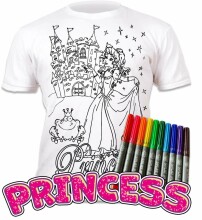 Marškinėliai „Splat Planet Princess“ Prekės kodas SP70174 Vaikiški marškinėliai su flomasteriais