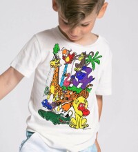 Marškinėliai „Splat Planet“ zoologijos sodas Art.SP70426 Vaikiški marškinėliai su flomasteriais
