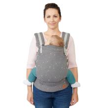 KinderKraft'20 Huggy Stars Art.KKNHUGGGRY0000 Сумка переноска кенгуру 2 в 1 ( 3,5 до 20 кг)