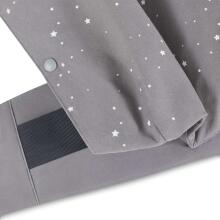 KinderKraft'20 Huggy Stars Art.KKNHUGGGRY0000 Сумка переноска кенгуру 2 в 1 ( 3,5 до 20 кг)