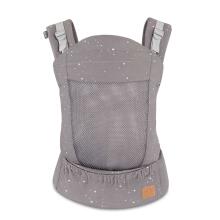 KinderKraft'20 Huggy Stars Art.KKNHUGGGRY0000 Сумка переноска кенгуру 2 в 1 ( 3,5 до 20 кг)