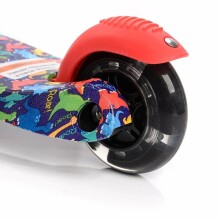 Meteor®  Scooter Tucan Graffiti Led  Art.22504  Детский выcококачественный самокат со световыми эффектами