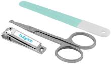 BabyOno 068 Baby manicure set: nail file, scissors, clippers