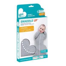Love To Dream Swaddle Up  Art.LTD-L1001001GRXS Kokvilnas guļammaiss-autiņš XS izm.
