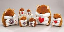 Morgenroth Hamster Art.ABX21216Q  Augstvērtīga mīksta plīša rotaļlieta,55сm