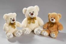 Morgenroth Bear Art.QY4549-3A  Augstvērtīga mīksta plīša rotaļlieta
