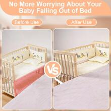 Kidsworld Strap for Baby Cot Art.121970 ремень для боковой кровати для пружинных кроватей, стыкующийся со взрослой кроватью (белый)