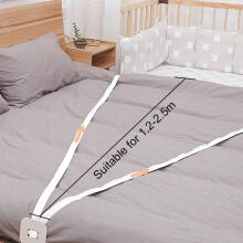Kidsworld Strap for Baby Cot Art.121970 ремень для боковой кровати для пружинных кроватей, стыкующийся со взрослой кроватью (белый)