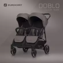 Euro Cart Doblo Art.122687 Taupe Dvīņu pastaigu ratiņi/rati