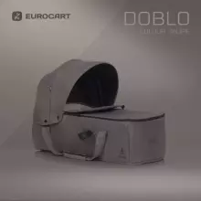 Euro Cart Doblo Art.122687 Taupe Dvīņu pastaigu ratiņi/rati