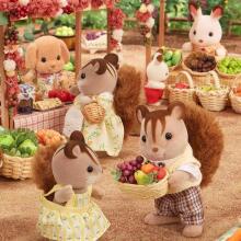 Sylvanian Families Valriekstu vāveru ģimene Art.4172