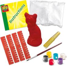 SES Creative Plaster Casting Craft Set Cat Art.01218  ģipša liešanas amatniecības komplekts Kaķis