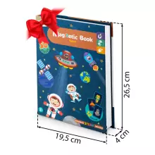 Ricokids Magnetic Book Art.RK-770 Magnetic puzzle book Space