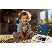 Ricokids Magnetic Book Art.RK-770 Magnetic puzzle book Space