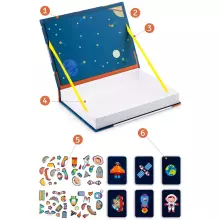 Ricokids Magnetic Book Art.RK-770 Magnetic puzzle book Space