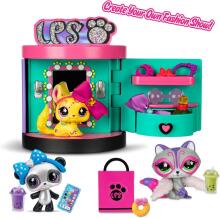 Набор Littlest Pet Shop Sweet and Stylish – 3 фигурки питомцев, 15 аксессуаров и код Roblox Art. BF00722