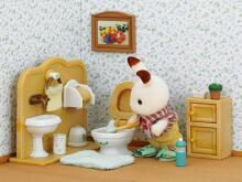 Sylvanian Families šokolādes zaķa brāļa vannas istabas komplekts Art.5015