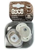 LOVI dynamic soother silicone Buddy Bear 0-2 m. 2 vnt. 22/862