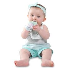 MUNCH BABY teething mitten Mint Green Triangles MM06GT