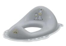MALTEX toilet trainer seat with antislip rubber Grey/White Zebra 6463