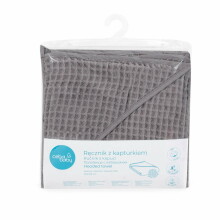 CEBA towel 100x100cm Waffle Line Ash