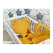 La bebe™ Waffle Set Art.126548 Yellow 100x75 cm