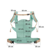Kinderkraft Nino Confeetti Grey - baby carrier