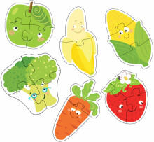 DODO puzzle 2-3-4 elements Fruits and Vegetables D, 300155