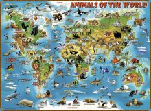 „RAVENSBURGER puzzle“ pasaulio gyvūnai, 300 vnt., 13257