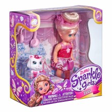 „SPARKLE GIRLZ“ lėlių rinkinys „Ballerina Princess“ su blizgučiu „Pet D“, 100322