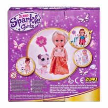 SPARKLE GIRLZ leļļu komplekts Ballerina Princess with Glitter Pet D, 100322