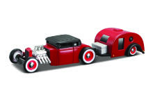 MAISTO DIE CAST 1941 automašīna treileris ceļošanai Tow & Go 1:64, 15368