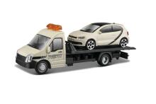 BBURAGO 1/43 Street Fire evakuators Flatbed Transport, 18-31400