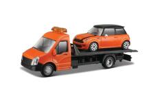 BBURAGO 1/43 Street Fire evakuators Flatbed Transport, 18-31400