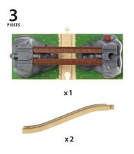 BRIO RAILWAY brūkošais tilts, 33391000