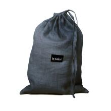 La bebe™  Nursing Sling Satin Art.127260 Grey Слинг - платок с кольцами (для детей до 36 месяцев) + ПОДАРОК (минирюкзак)