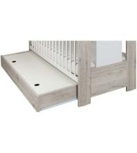 Drewex Bear Premium Art.127413 White  Koka gulta ar kasti 120x60cm