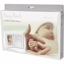 Dooky Happy Hands foto rāmis + plaukstas nospieduma atveidotājs 26x17 cm