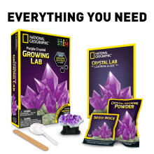 NATIONAL GEOGRAPHIC Kristāla audzēšana Purple, NGPCRYSTAL