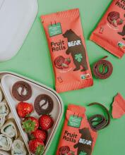 Bear Fruit Rolls  Art.127908 Фруктовые рулеты со вкусом клубники , 20 г