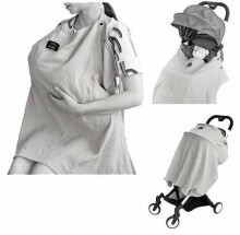 La Bebe™  Nursing Cover  Art.127915 Daudzfunkcionāla Barošanas autiņš (aizsargs) /mazuļu zīdīšanas apmetnis