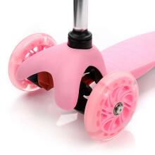 Meteor® Scooter Tucan  Led Art.22502 Pink Детский выcококачественный самокат со световыми эффектами