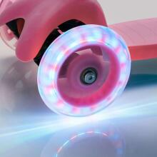 Meteor® Scooter Tucan  Led Art.22502 Pink Детский выcококачественный самокат со световыми эффектами