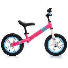 Meteor® Balance Bike Art.	22532 Pink Bērnu skrējritenis ar metālisko rāmi un ar piepūšamajiem riteņiem 12''