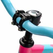 Meteor® Balance Bike Art.	22532 Pink Bērnu skrējritenis ar metālisko rāmi un ar piepūšamajiem riteņiem 12''