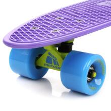 Meteor® Penny Board Art.23693 Violet/Neon blue  Детская роликовая доска (Скейтборд)