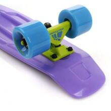 Meteor® Penny Board Art.23693 Violet/Neon blue  Детская роликовая доска (Скейтборд)